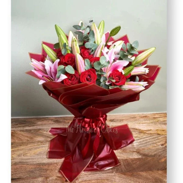 Thinking about you flower bouquet