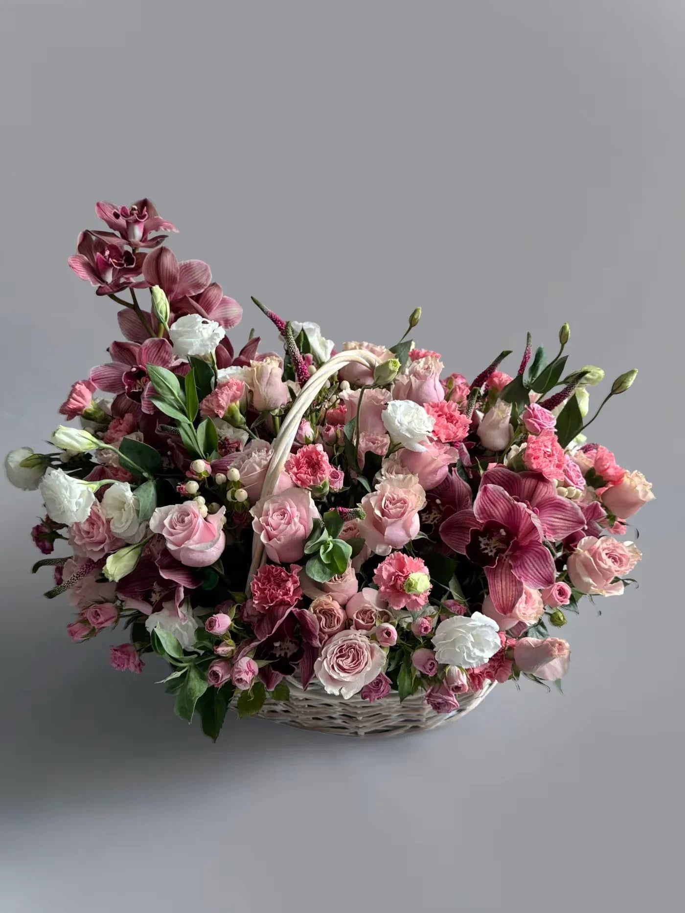 Pink Flower Basket