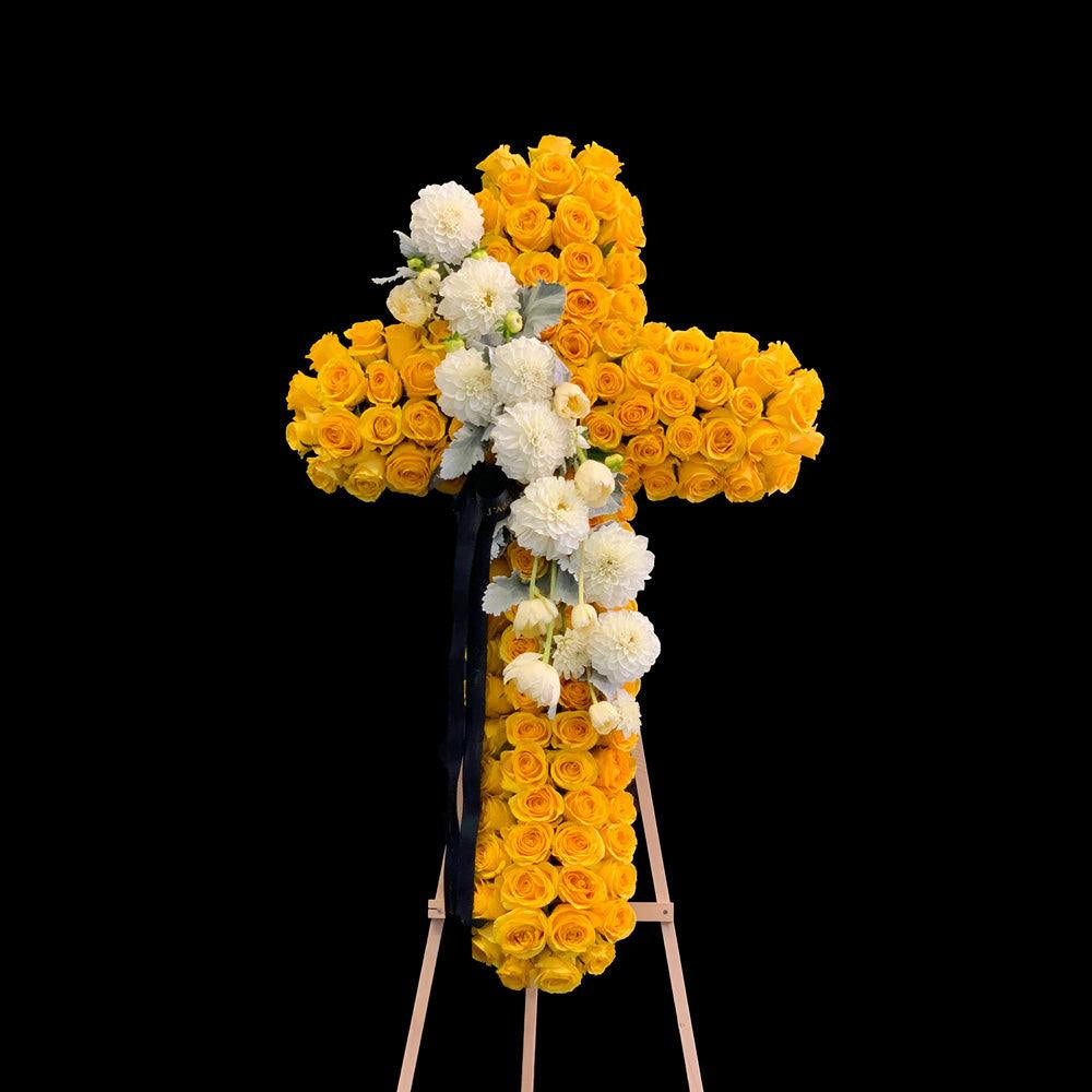 Roses & Dahlias BP Standing Cross