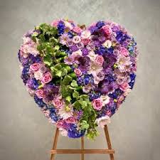 Pink and Lavender Heart BP Sympathy