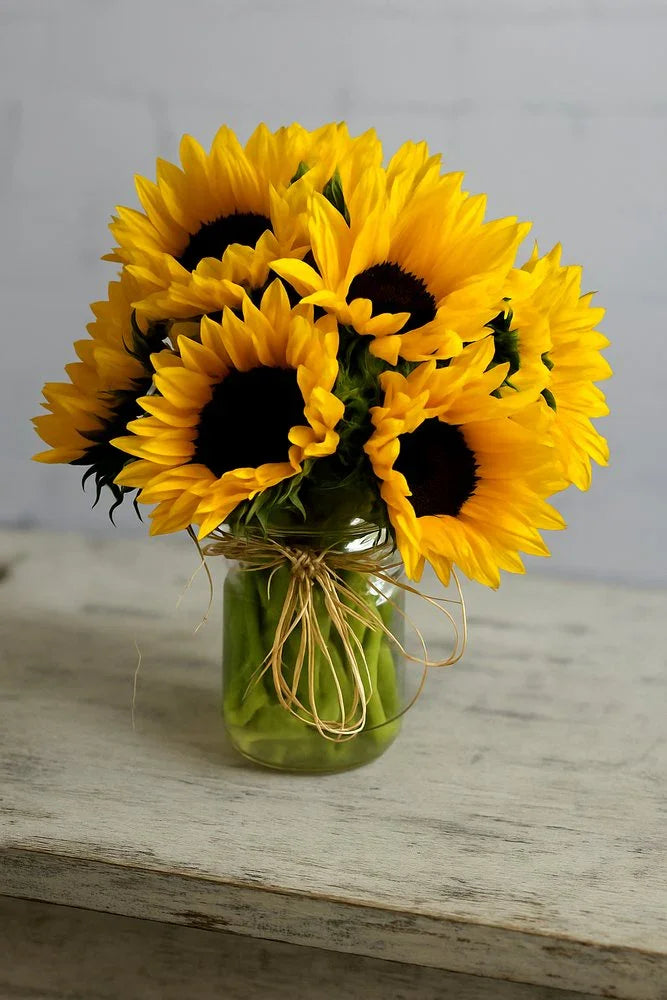 Rustic Radiance Heather & Nasturtium