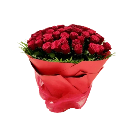 Red & White Rose Bouquet (50 Red & 50 White)